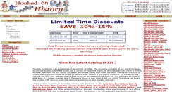 Desktop Screenshot of hookedonhistory.com